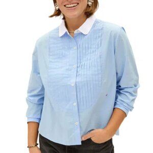 Clare V Annette Tuxedo Shirt - Size L